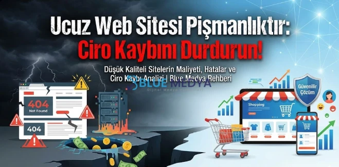 Ucuz Web Sitesi Pişmanlıktır: Ciro Kaybını Durdurun!